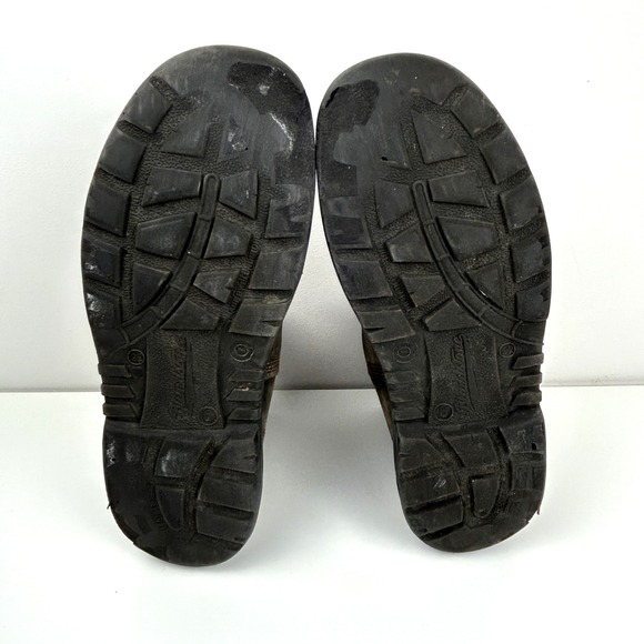 Blundstone Leather Work Chelsea Boots Steel Toe Rustic Brown Womens 9 AU 6 - Picture 11 of 15